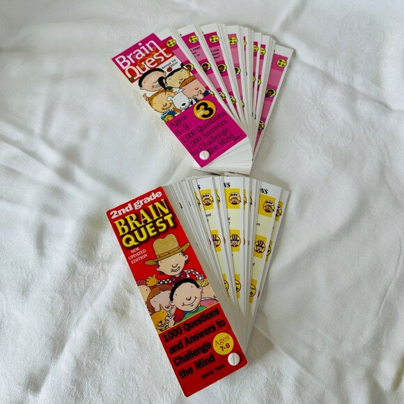 Brain Quest 2nd & 3rd Grade Deck Set of 2 Questions Educational Children Learn - Picture 5 of 9